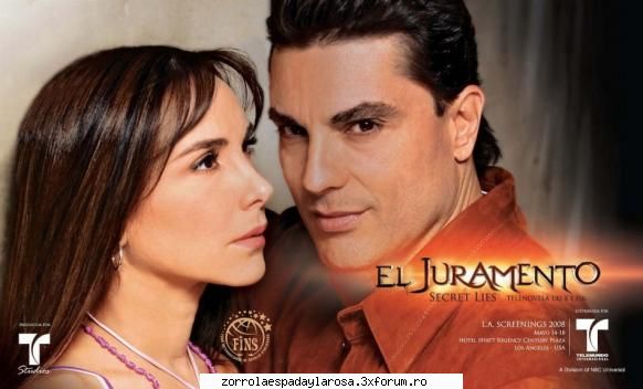 el juarmento - el juramento este noua telenovela in care va juca - Osvaldo Rios - Alejandro de la Vega